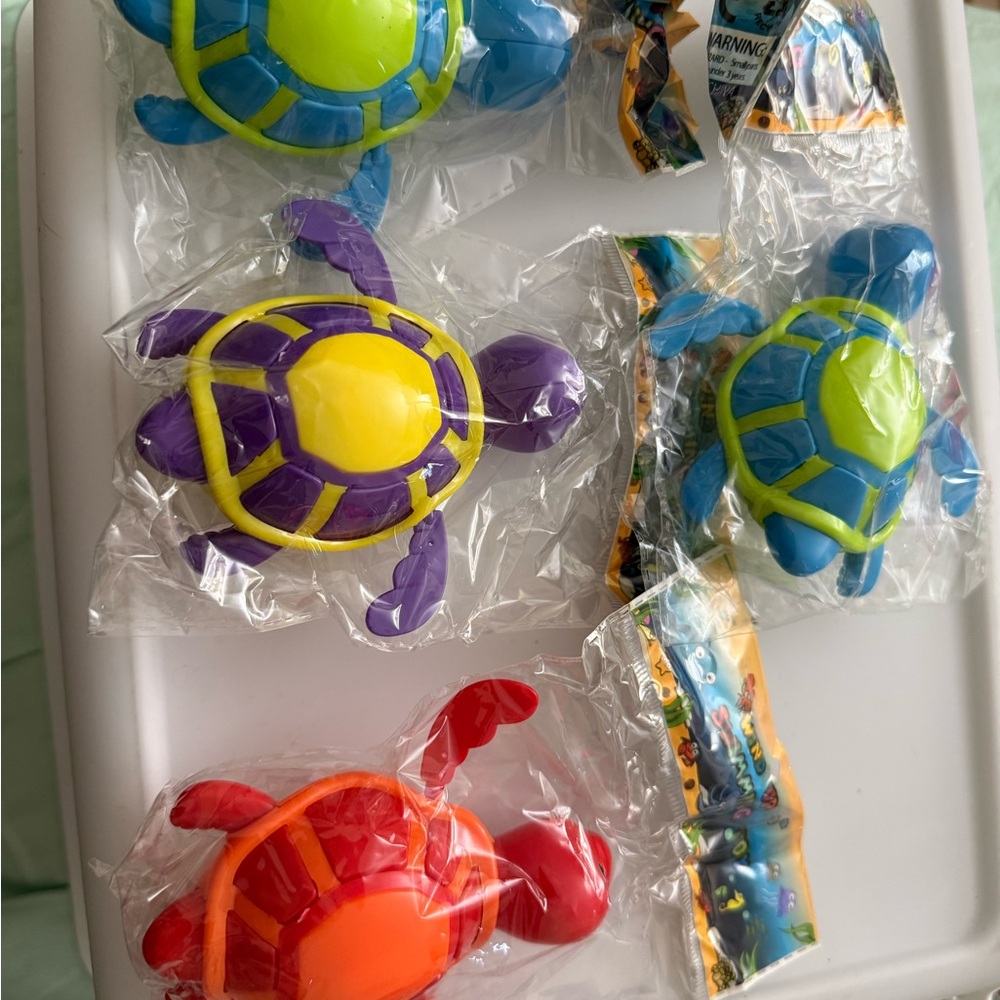 Wind up Turtle Bath Toys Set